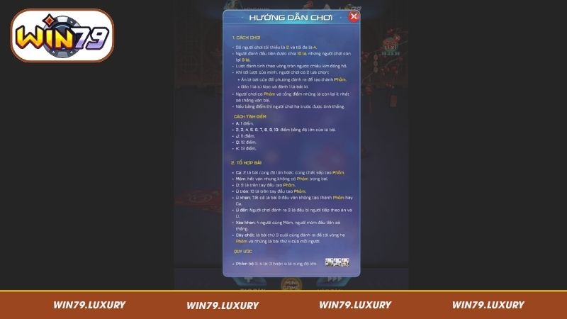 Cẩm nang đánh Phỏm Win79 dành cho người mới