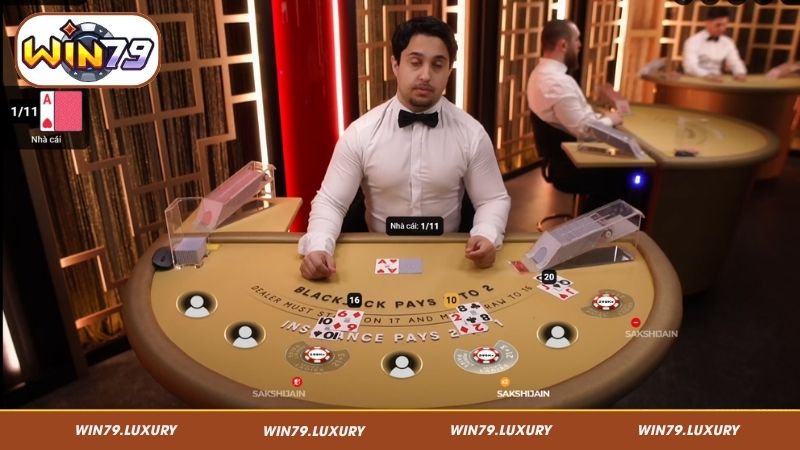 Hướng dẫn tham gia chơi Blackjack tại Win79
