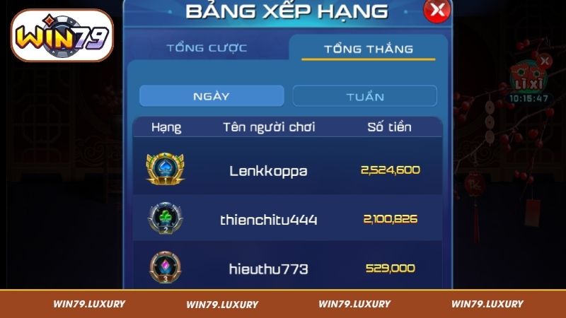 Luật chơi Liêng đổi thưởng tại cổng game Win79