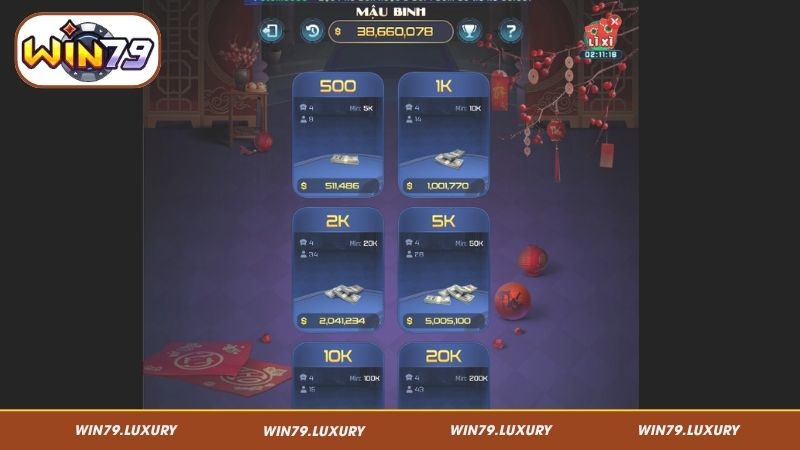 Lý do khiến Mậu Binh trở thành trò chơi hấp dẫn tại Win79