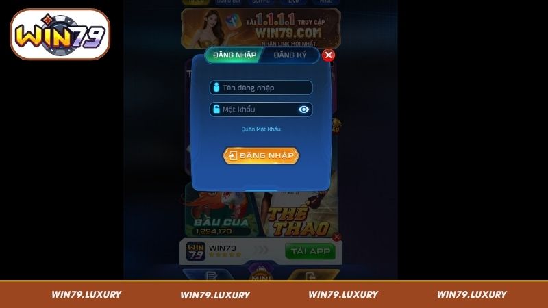 Win79 đăng nhập trên web siêu đơn giản