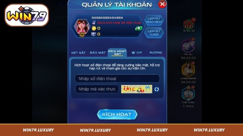 Xử lý trục trặc khi đăng ký Win79